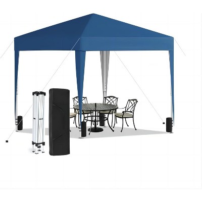 SKONYON 10' x10' Pop Up Canopy Tent Sun Shelter UV50+ Waterproof Canopy Top