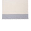 47" X 60"  and Ivory Cotton Woven Striped Throw Blanket with Fringe - 4 of 4