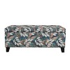 NicBex Storage Bench Modern Multicolored Flower Rectangular Bench for Bedroom and Entryway - 2 of 4