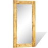 vidaXL Solid Wood Framed Rectangle Wall Mirror 47.2"x23.6" - 2 of 4