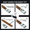 Roxoni Men's Ultra Soft Geniune Leather Ratchet Belt with Automatic Buckle - 4 of 4