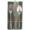 Design Imports  Christmas Plaid Napkin Set 6 Piece, Dark Green, 18X18" - 2 of 4