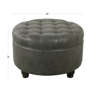 target white ottoman