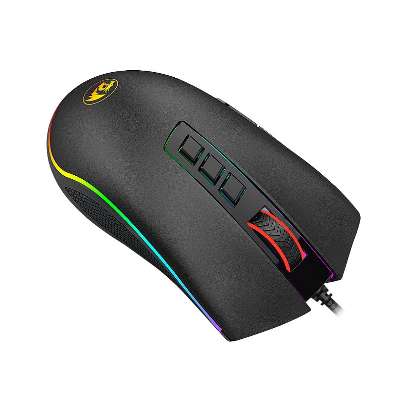 Redragon Cobra M711 Wired Optical Gaming Mouse with RGB Backlighting, 3 of 8