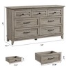 Garvee 7 Dresser for Bedroom, 54" Wide Drawer Dresser with Storage Freestanding, Wooden Closet Storage Chest for Living Room, Bedroom - 3 of 4