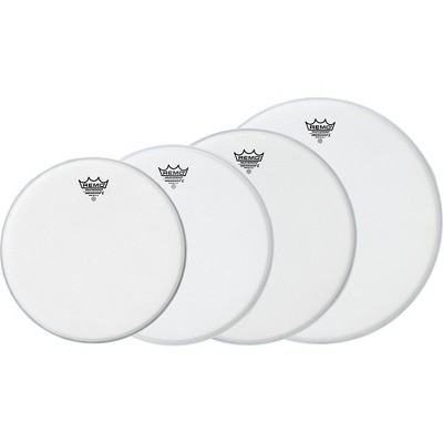 Remo Ambassador X Standard Drumhead Pack, Buy 3 Get a Free 14 Inch Head