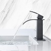 PAGED Waterfall Bathroom Faucet, Single Handle Bathroom Sink Faucet with Anti-Rust Surface Treatment - 4 of 4