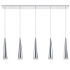Elegant Lighting Fantasia 5 light Chrome LED Pendant - 3 of 4