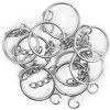 Bright Creations 20 Pieces Blank Clear Acrylic Keychains, Transparent Circle Dics 2.5" Diameter Round Keychains for DIY Craft Projects - 3 of 4