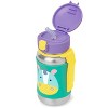 Skip Hop Zoo Stainless Steel Straw Bottle - 2 of 4