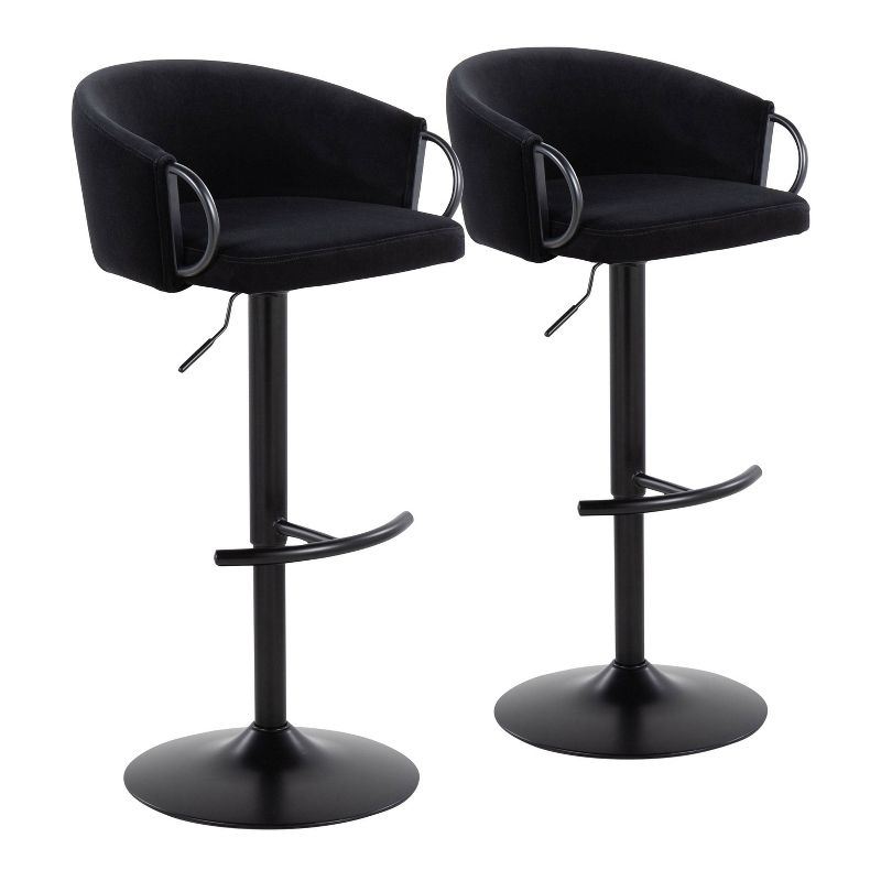 Set of 2 Claire Adjustable Barstools - LumiSource, 1 of 9