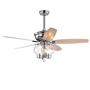 YUHAO 52 Inch Indoor Modern and Contemporary Ceiling Fan with Light and Remote Control - 1 of 4