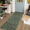 Garvee Vintage Washable Runner Kitchen Runner Rugs Boho Non-Slip Soft Low-Pile Rug for Living Room Indoor Throw Carpet for Farmhouse Dining Room Home - 4 of 4