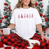 Simply Sage Market Row Of Christmas Trees Garment Dyed Tee - 2 of 4