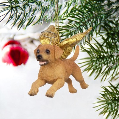 Design Toscano Golden Retriever Holiday Dog Ornament Sculpture : Target