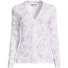 Lands' End Women's Pointelle Long Sleeve Sleep Cardigan - 3 of 4