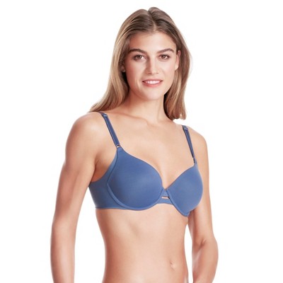 Simply Perfect By Warner's Women's Underarm Smoothing Underwire Bra Ta4356  - Blue 40d : Target