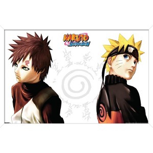 Trends International Naruto Shippuden - Gaara and Naruto Framed Wall Poster Prints - 1 of 4