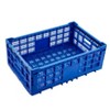 Collapsible Storage Bin Containe, 52 Liter Heavy Duty Transfer Box, 23.6" l x 15.7" w x 8.6" h Plastic Crate for Storage of Various Items - 3 of 4