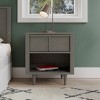 Child Craft Surrey Hill 1 Drawer Nightstand for Nursery or Bedroom, Large Storage Drawer, Made of Sturdy Pinewood, Baby Safe Finish (Lunar Gray) - 2 of 4