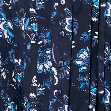 navy floral border