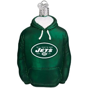 Old World Christmas Blown Glass Ornament for Christmas Tree, New York Jets Hoodie - 1 of 3