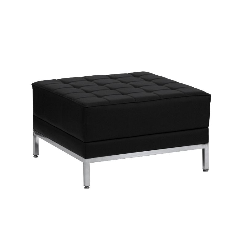 Flash Furniture HERCULES Imagination Series LeatherSoft Quilted Tufted Modular Ottoman, 1 of 4