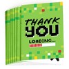 Big Dot of Happiness Game Zone - Pixel Video Game Party or Birthday Party Thank You Cards (8 count) - 2 of 4