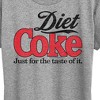 Women's - Diet Coke - Retro Just For The Taste Of It Short Sleeve Graphic T-Shirt - 2 of 4