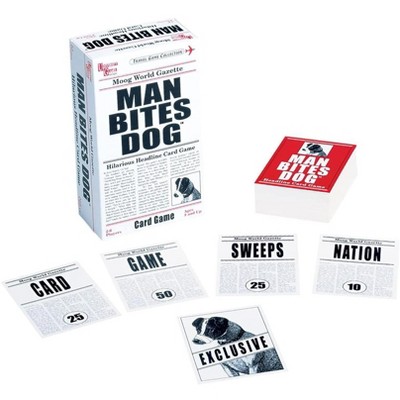 University Games Man Bites Dog Card Game | For 2-4 Players