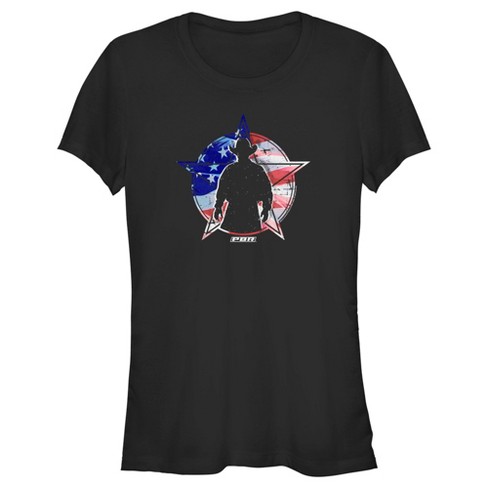 Juniors Womens Professional Bull Riders American Flag Cowboy