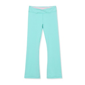 Lands' End Kids High Waisted Active Flare Leggings - 1 of 3