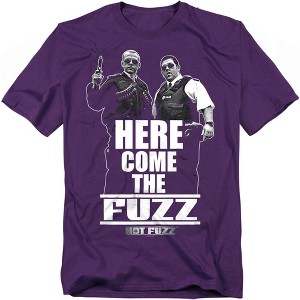 Hot Fuzz Here Come The Fuzz Adult T-Shirt - 1 of 4