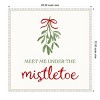Amanti Art 22"x22" Mistletoe Wishes I by Victoria Barnes Framed Canvas Wall Art Print - 4 of 4