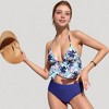 Anna-Kaci Swim Women's Halter Bikini Set with Ruffle Tank Style Top and High Waist Bottoms - 4 of 4