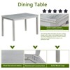 NicBex 5 Piece Wooden Dining Table Set with 1 Rectangular Table and 4 Upholstered Chairs for 4 - 4 of 4