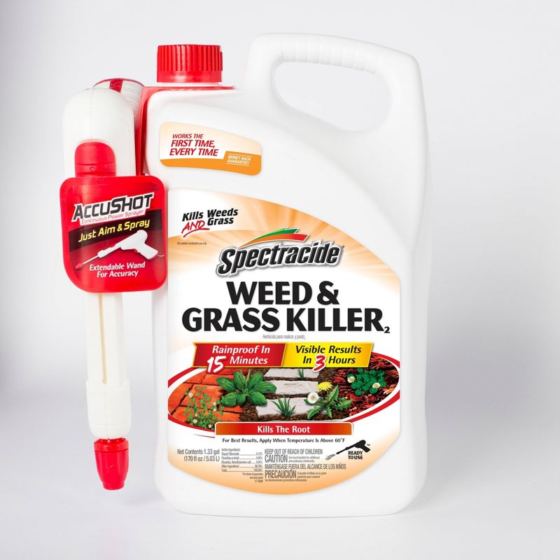 1.33gal Weed &#38; Grass Killer AccuShot Sprayer - Spectracide, 1 of 7