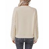 Women's Carabeth Knit Ribbed Sweater - Miss Sparkling - 2 of 2