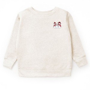 Snowman Family - Youth Graphic Sweatshirt - 1 of 2