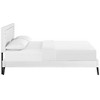 Modway Ruthie Queen Vinyl Platform Bed with Round Splayed Legs - White - 3 of 4