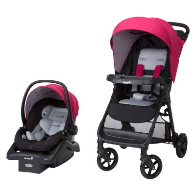 pink stroller travel system