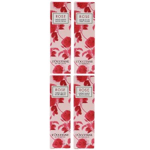 L'Occitane Rose Hand Cream, Luxuriously Nourishing, Delicate Rose Aroma, Hydrating & Soothing Pack of 4, 1 oz - 1 of 4