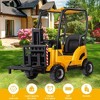 12V Kids Ride On Forklift Truck with Remote Control, Electric Construction Vehicle with Liftable Fork, Pallet, 2 Speeds, for Boys Girls - 3 of 4