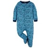 Onesies Brand Baby Boys' Long Sleeve Sleep 'N Plays - Construction Zone - 4-Pack - 2 of 4