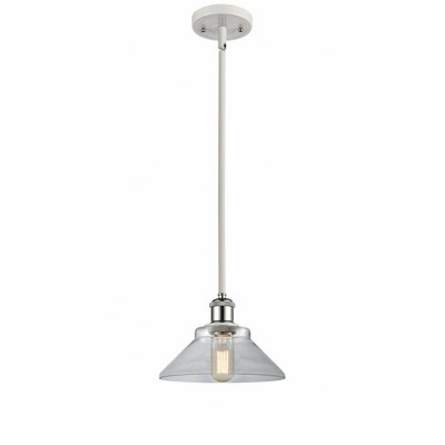Orwell - 1 Light Stem Hung Mini Pendant In Industrial Style-8 Inches Tall and 8.38 Inches Wide