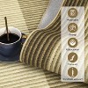 Washable Runner Rug Modern Neutral Low Pile Non Shedding Soft Bordered Carpet for Kitchen Bathroom - 4 of 4