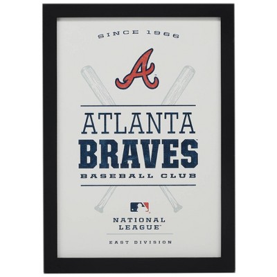 Mlb Atlanta Braves Baseball Field Metal Panel : Target