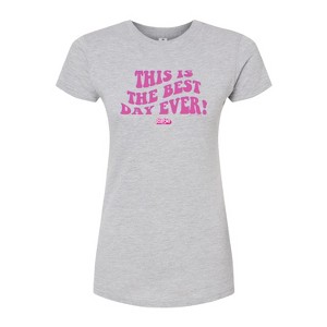 Women's - Barbie - Best Day Ever Fitted Graphic T-Shirt - 1 of 3