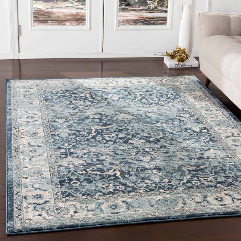 Mark & Day Legnano Woven Indoor Area Rugs Navy, 3 of 9