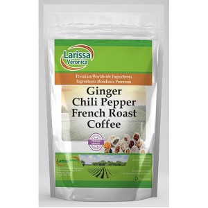 Larissa Veronica Ginger Chili Pepper French Roast Coffee (Gourmet, Naturally Flavored, Whole Coffee Beans) (16 oz, ZIN: 570420) - 1 of 4